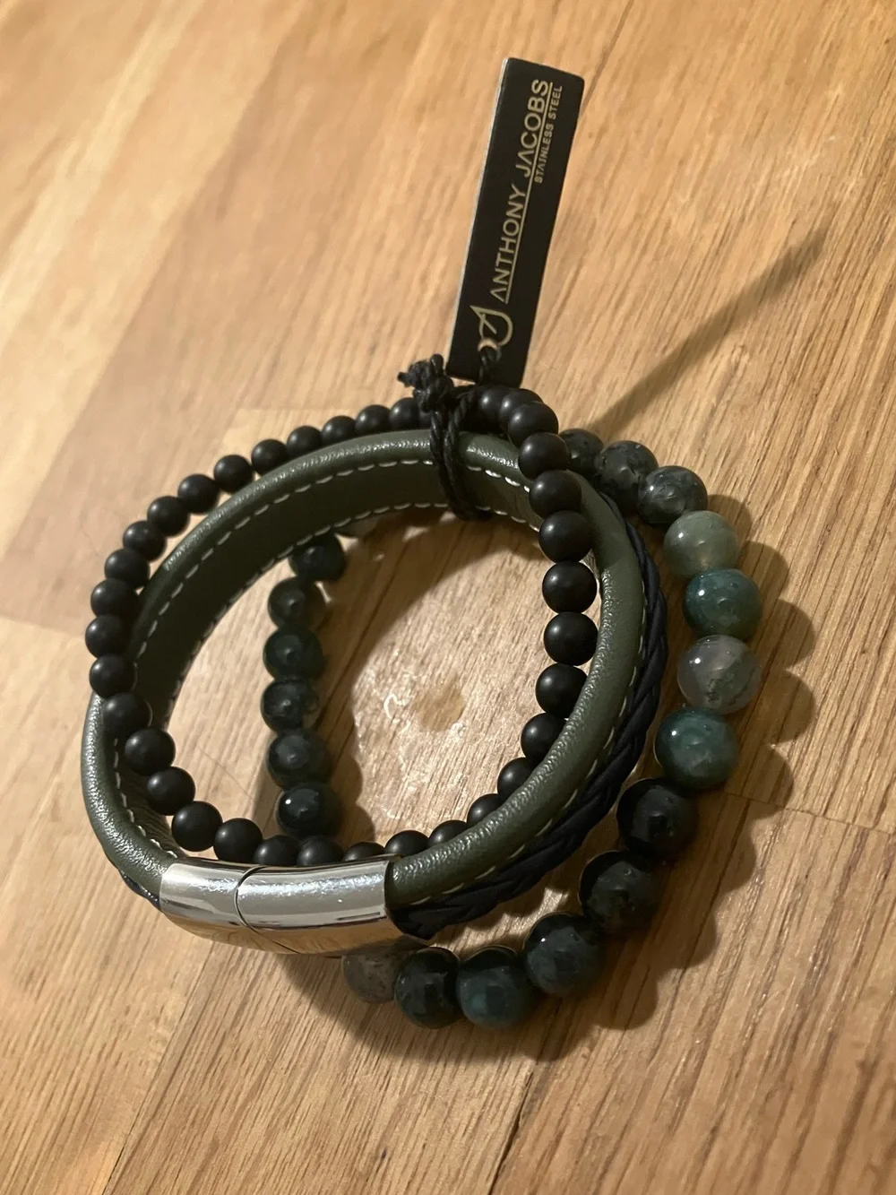 Anthony Jacobs Men’s Bracelet Set